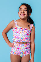 Sugarwave Leopard | BANDEAU RUFFLE 2-PIECE