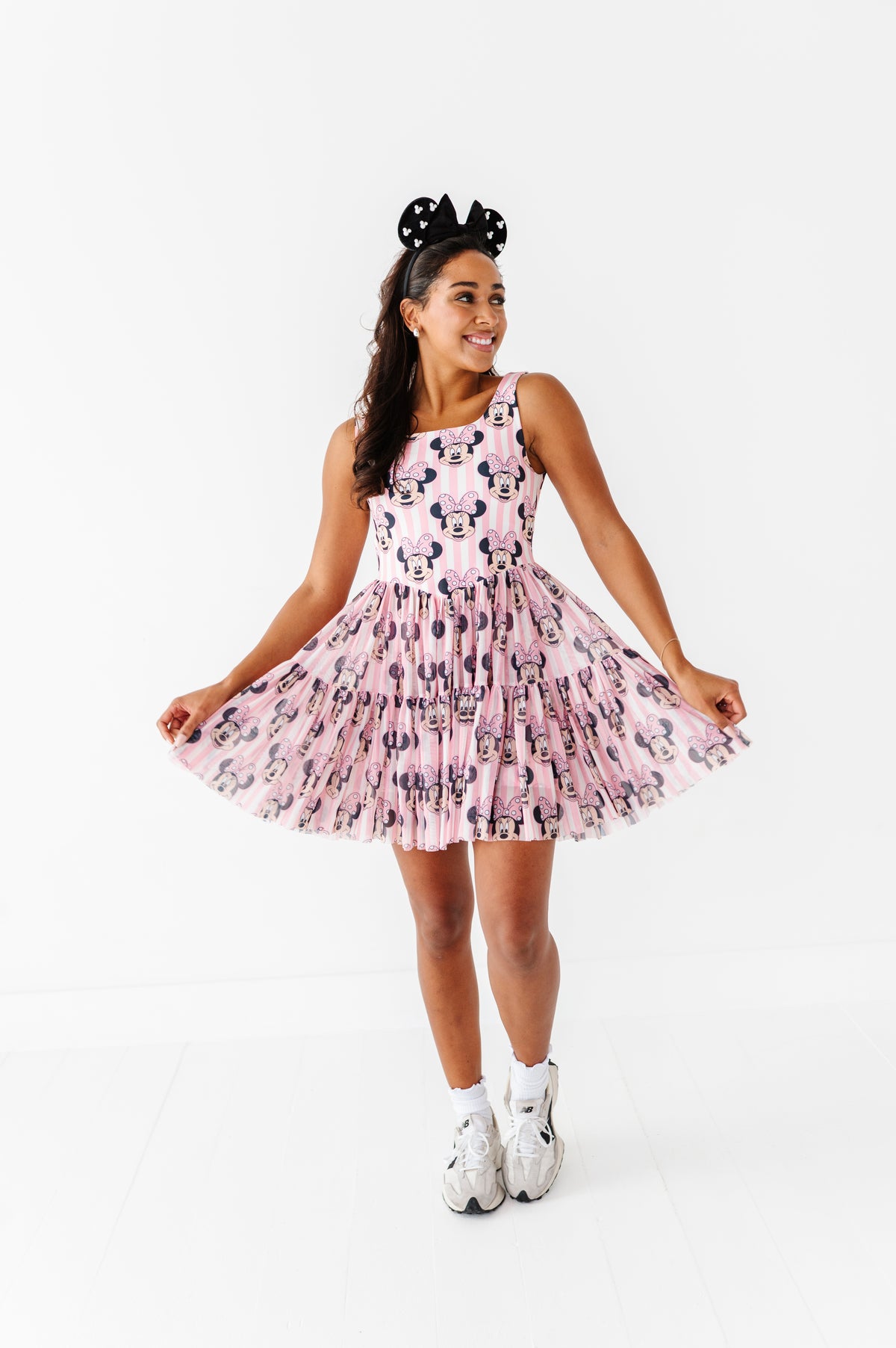MINNIE Stripe (ADULT) | Mesh DRESS