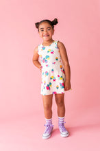 Load image into Gallery viewer, Sugar Berry | Twisty Back Active Dress (with shorts!)