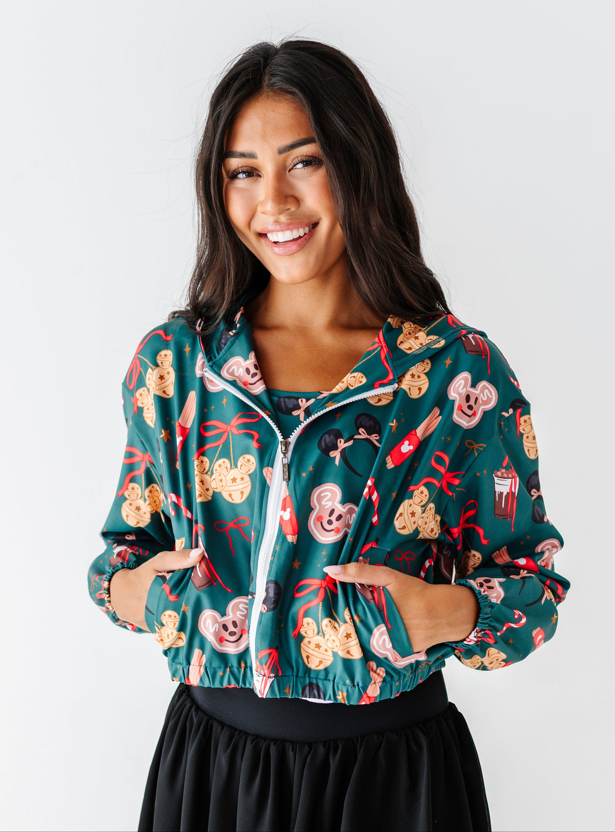 Holiday Snacks | ADULT Cropped Hoodie
