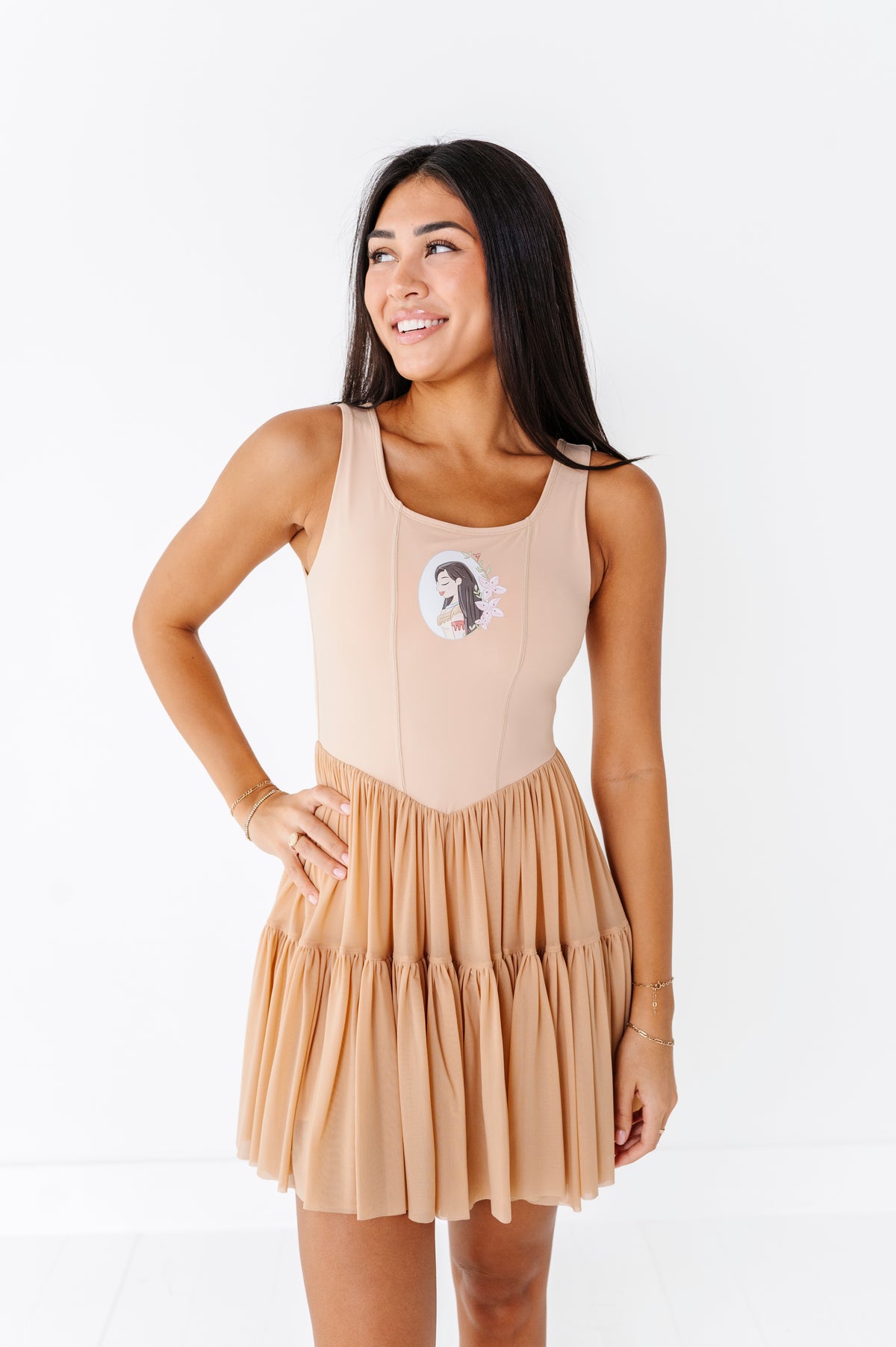 Pocahontas (ADULT) | Sand Mesh DRESS