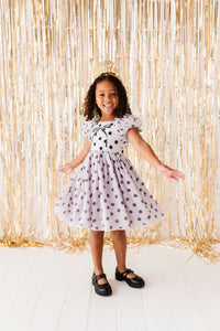 Ivory Dot | Bow Party Dress