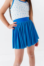 Load image into Gallery viewer, Blue Petite Floral | Retro Tank SET