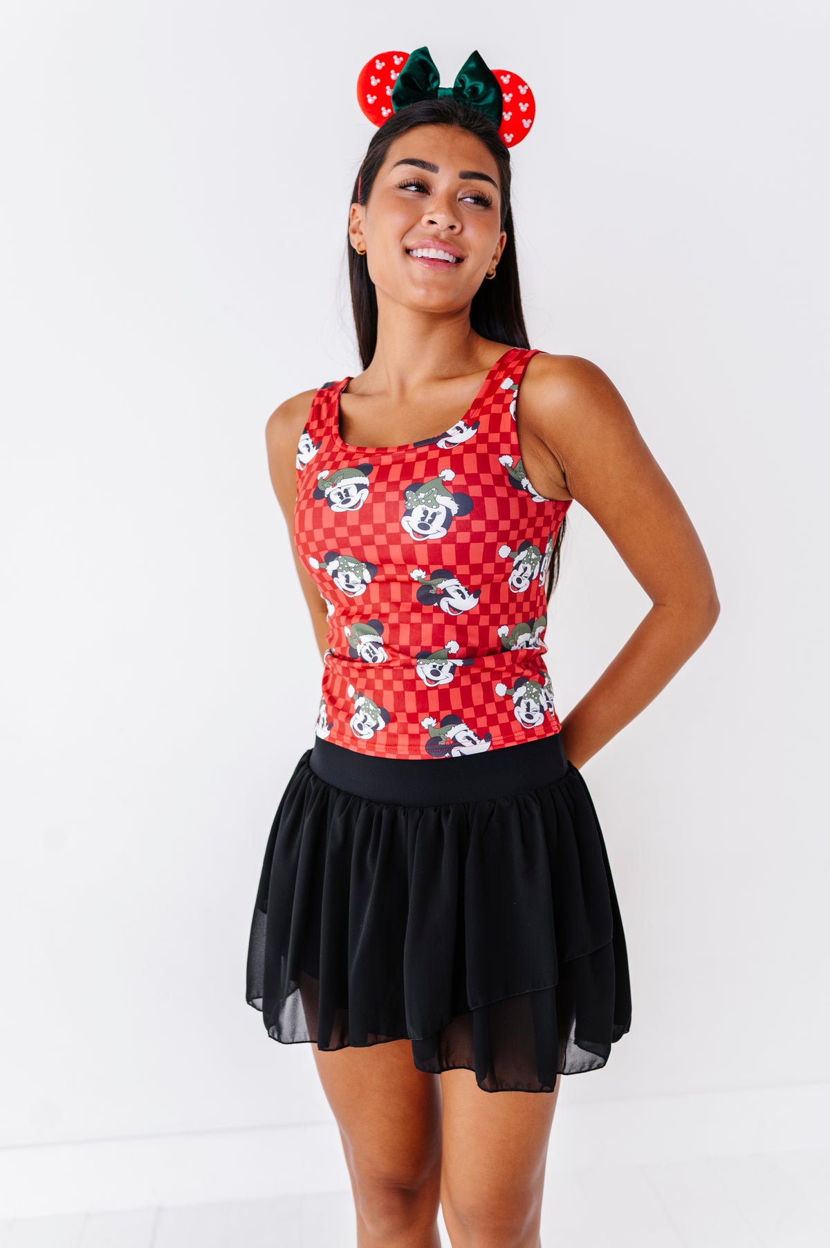 Minnie's Holly Check | ADULT Tank