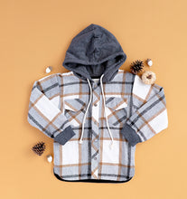 Load image into Gallery viewer, GREY | FLANNEL SHACKET