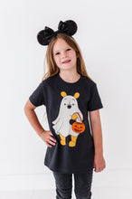Load image into Gallery viewer, Pooh Bear Ghost | KIDS CHARCOAL TEE