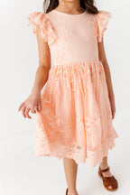 Petal Peach | LACE DRESS