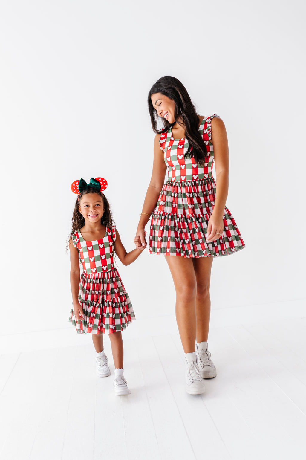 Park Plaid | ADULT Mesh Dress