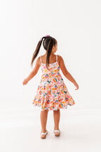 Retro Rainbow | Ruffle Bamboo Dress