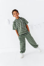 Load image into Gallery viewer, Olivine Stripes | Hoodie + Jogger SET