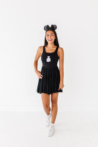 Minnie Ghost BLACK | (ADULT) Mesh DRESS