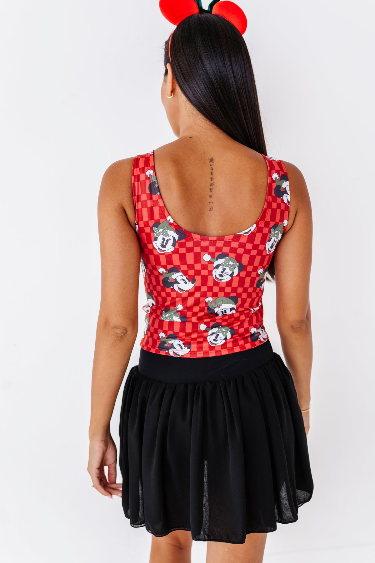 Minnie's Holly Check | ADULT Tank