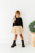 Load image into Gallery viewer, Black Velvet | Bow Back Long Sleeve Top