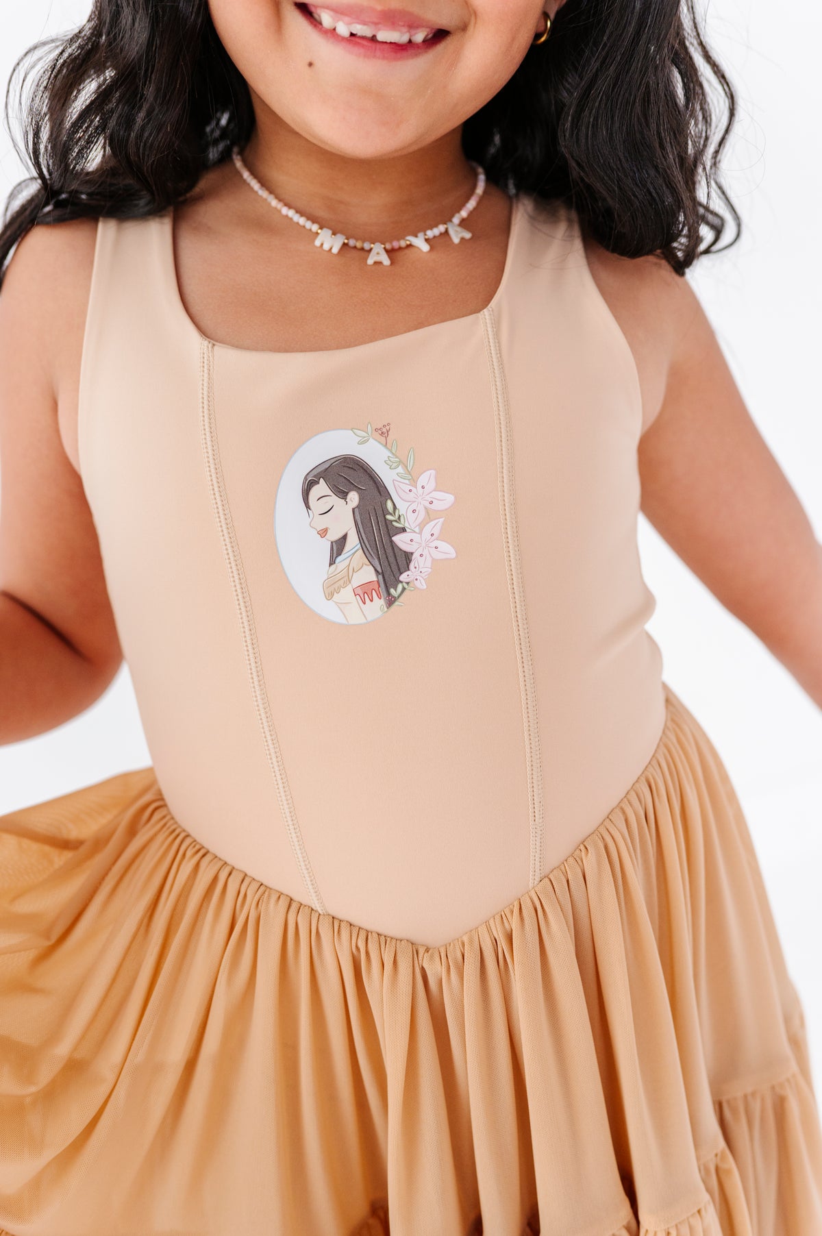 Pocahontas (KIDS) | Sand Mesh DRESS