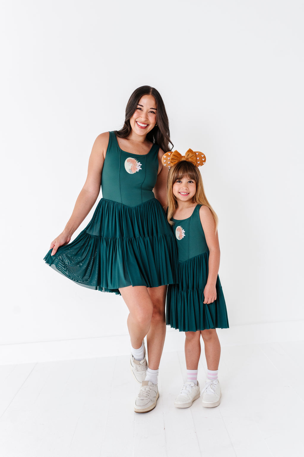Merida (ADULT) | Teal Mesh DRESS