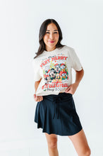 Load image into Gallery viewer, Very Merry Christmas Party | ADULT Cream *CROP TEE!*