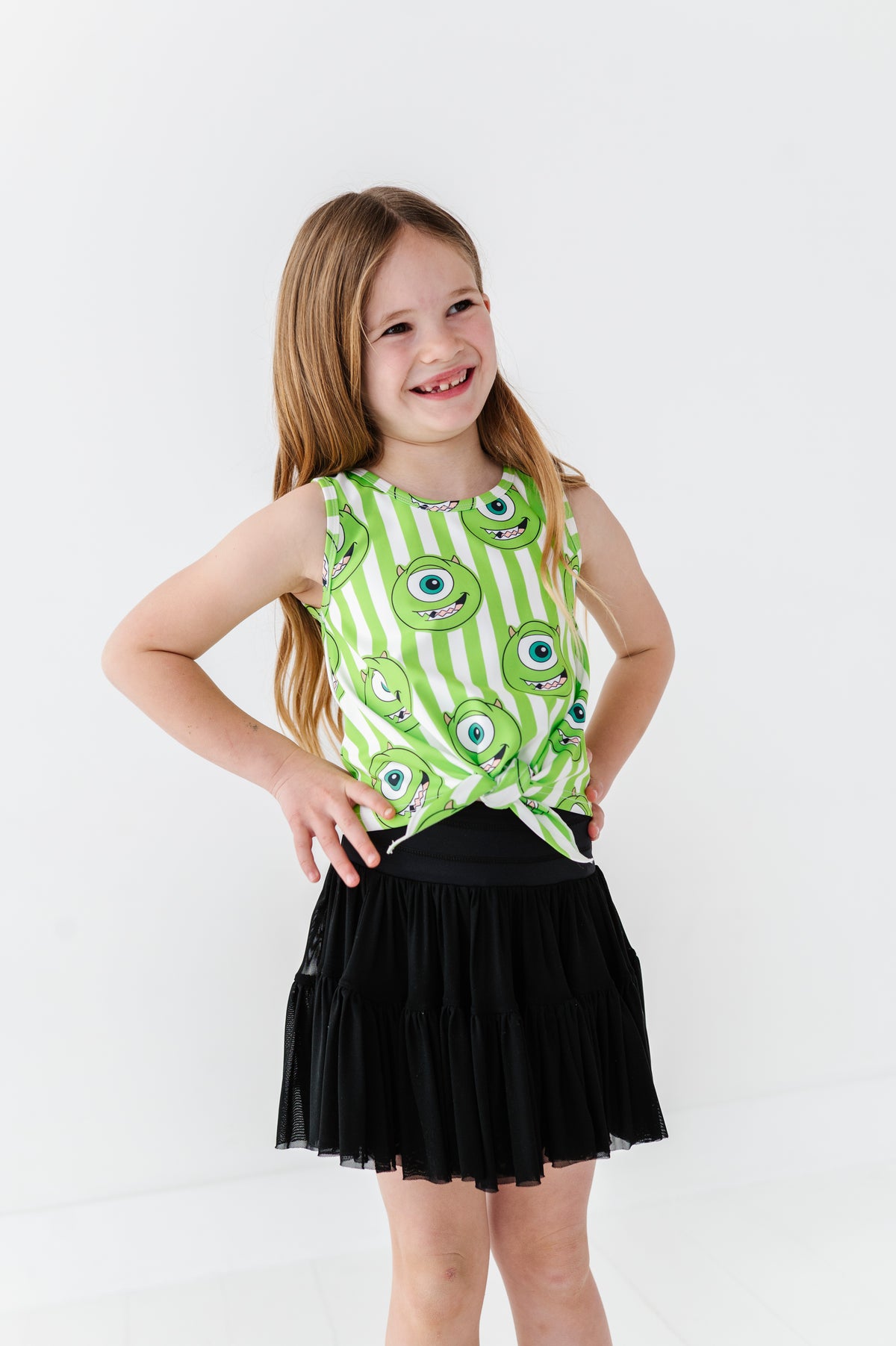 MONSTER MIKE Stripe (KIDS) | FRONT-TIE TANK