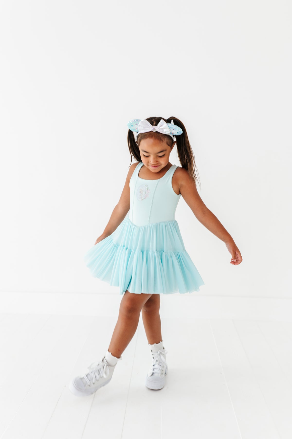 Elsa (KIDS) | Icy Blue Mesh DRESS