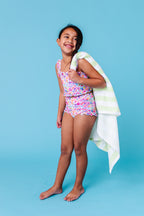 Sugarwave Leopard | BANDEAU RUFFLE 2-PIECE