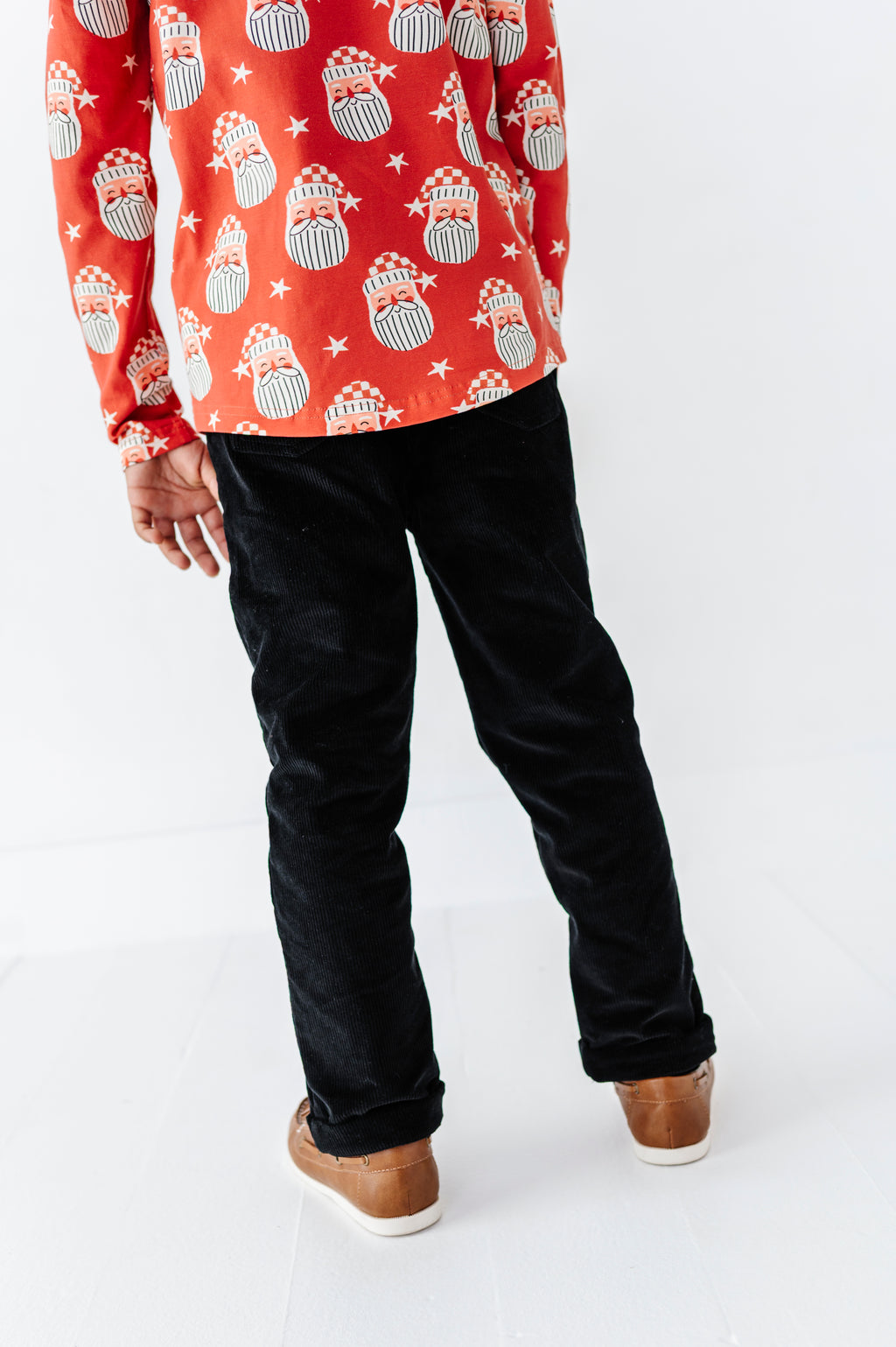 Black | Lined Corduroy Pants