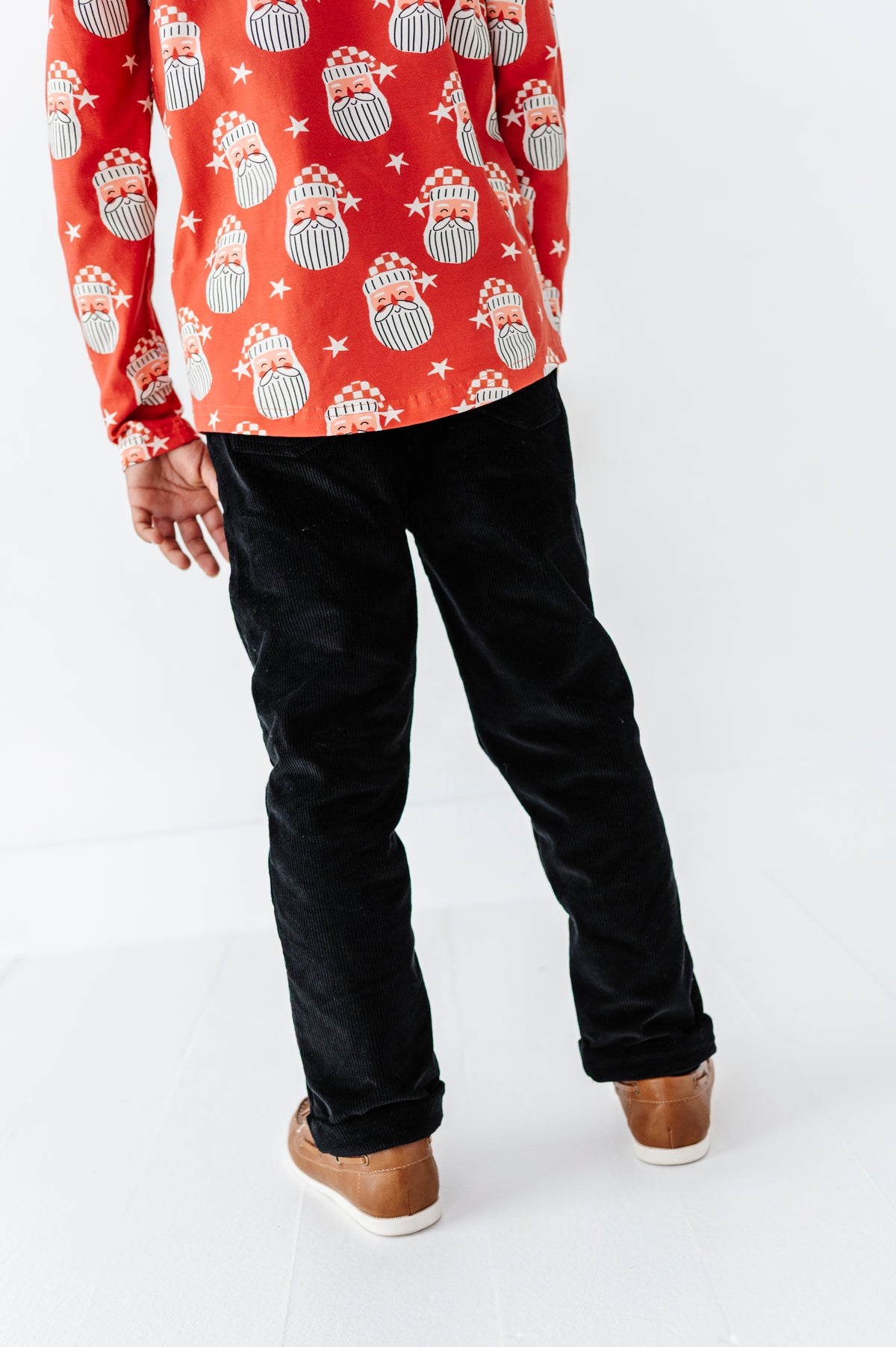 Black | Lined Corduroy Pants