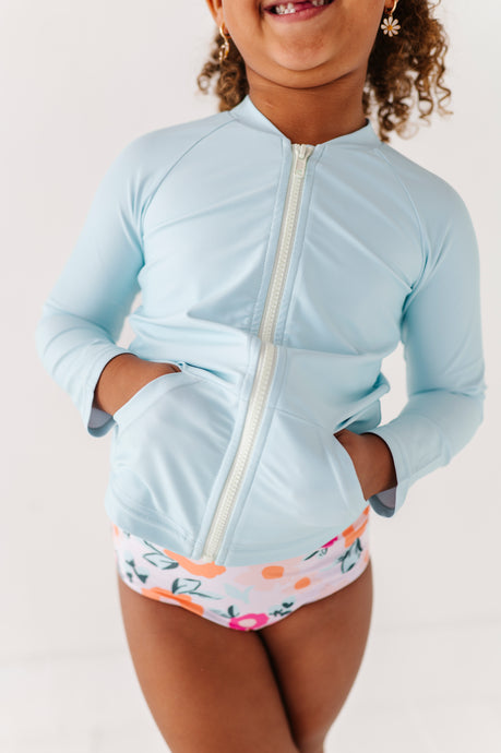 MINT: RASHGUARD ZIP-UP *SHIRT ONLY!*