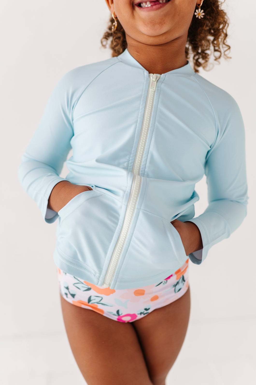 MINT: RASHGUARD ZIP-UP *SHIRT ONLY!*