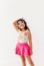 Fruity Floral | Ribbed Tank