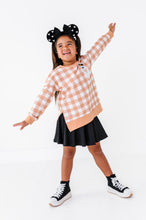 Load image into Gallery viewer, Pretzel Ghostie (PLAID) | SIDE SPLIT SWEATSHIRT