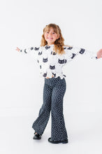 Load image into Gallery viewer, Black Cat Magic | Ruffle Hoodie