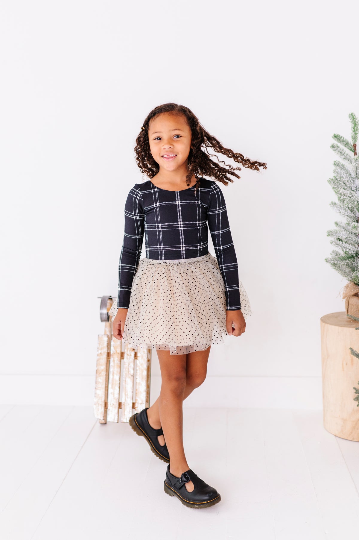 Cream + Dottie | MESH Skort