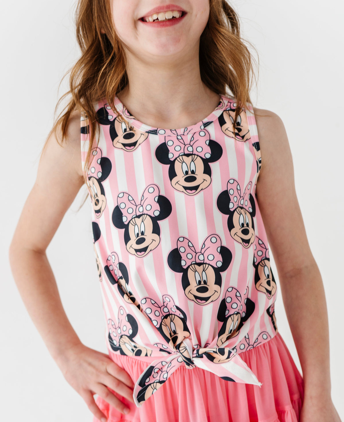 MINNIE Stripe (KIDS) | FRONT-TIE TANK