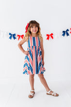 Load image into Gallery viewer, Parade Day Scallop Stripes | TWIRL DRESS