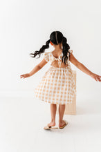 Load image into Gallery viewer, Honey Gingham | TIE-BACK DRESS