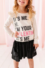 Load image into Gallery viewer, It’s Me, Valentine | Cream Ruffle Long Sleeve