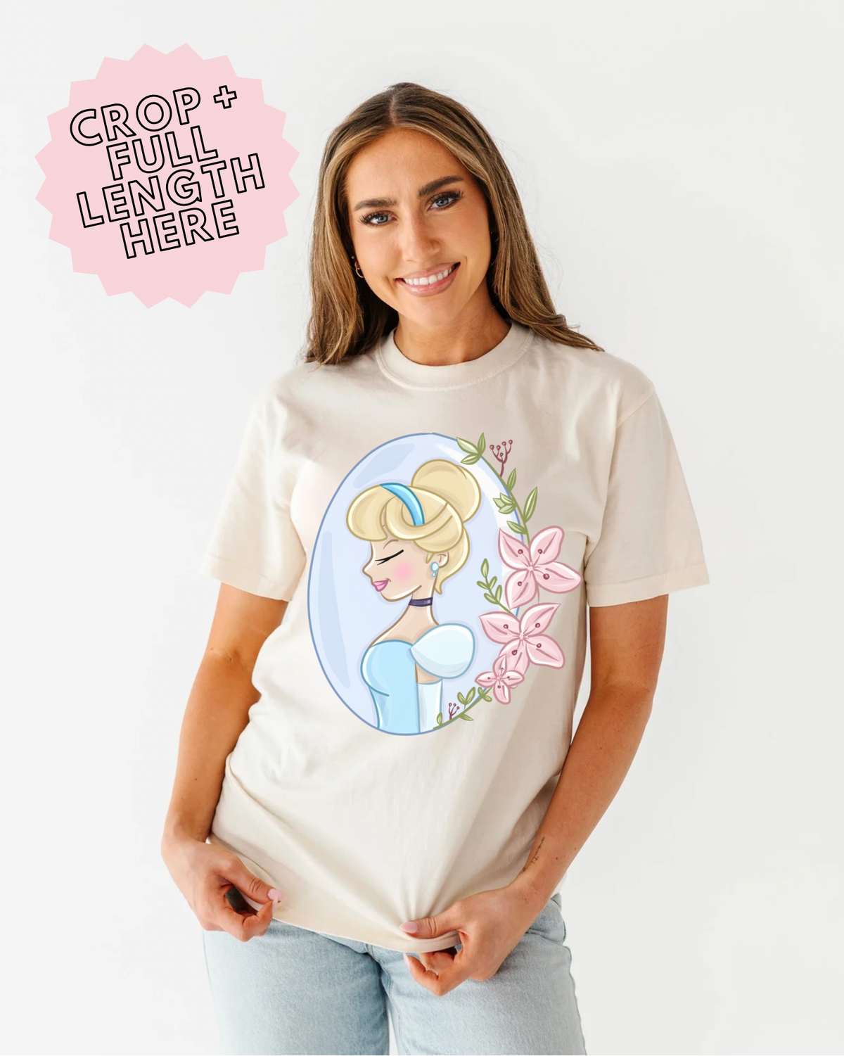 Cinderella | ADULT tees (*CROP + FULL LENGTH HERE)