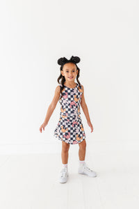 Checkered Minnie Pumpkins | KIDS Activewear SET