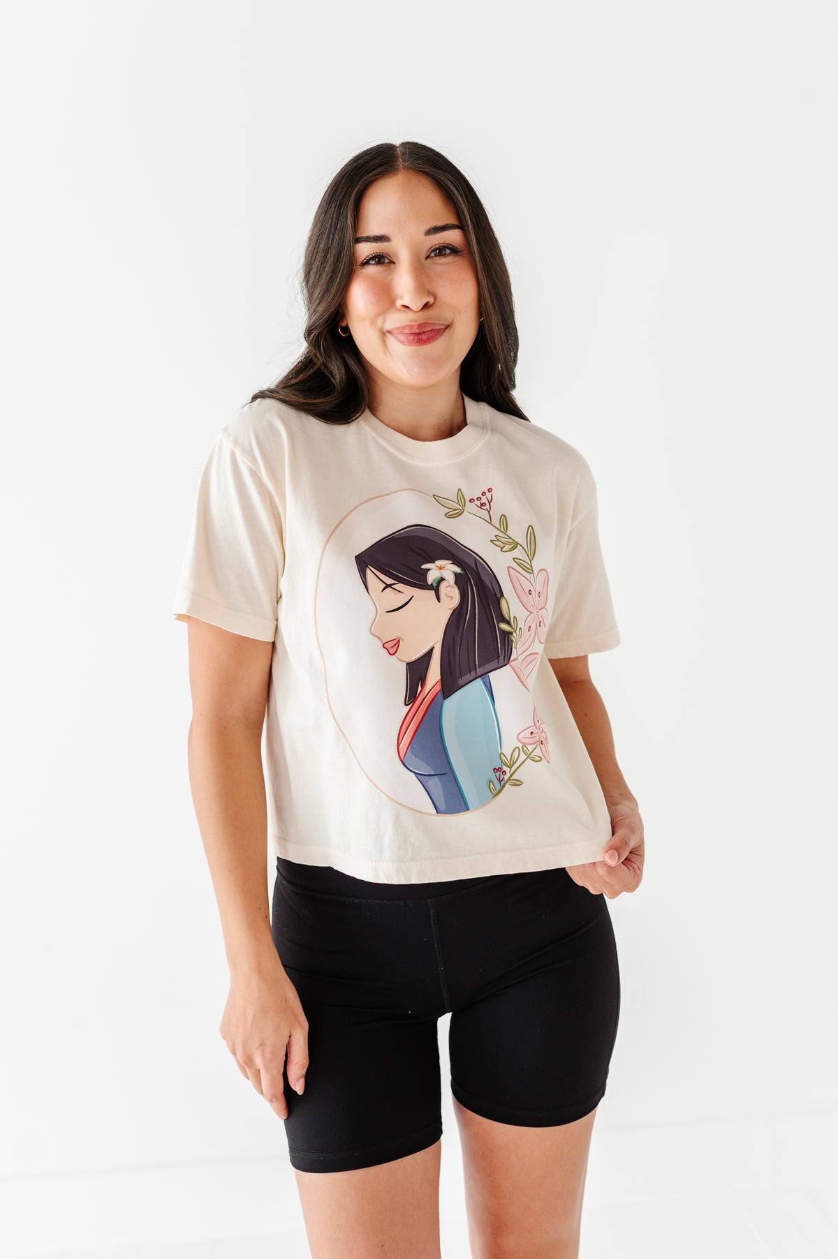 Mulan | ADULT tee (CROP + FULL LENGTH HERE)