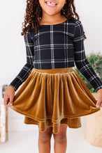 Load image into Gallery viewer, Carmel Velvet | 2-Tiered SKORT