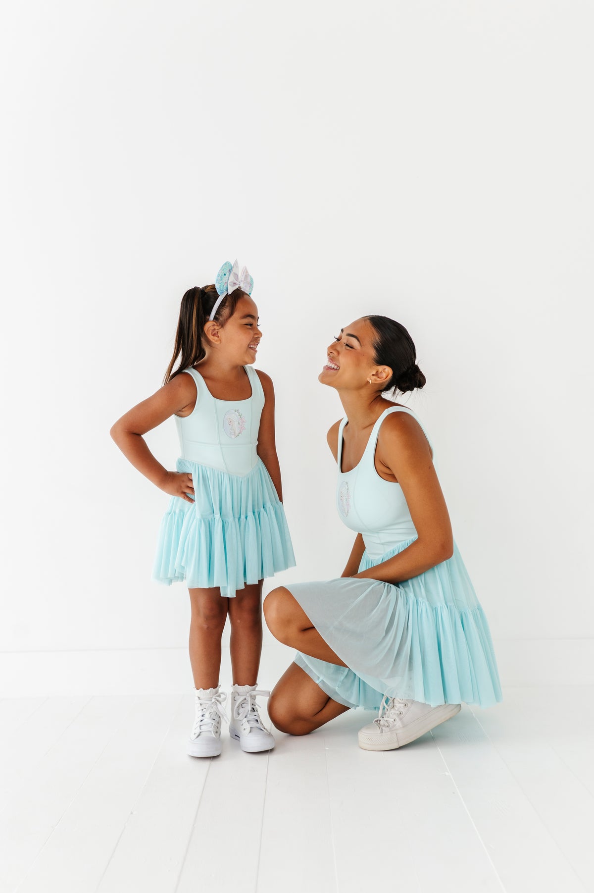 Elsa (ADULT) | Icy Blue Mesh DRESS