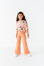 Load image into Gallery viewer, Peach Patch Plaid | Wide-Leg Pants