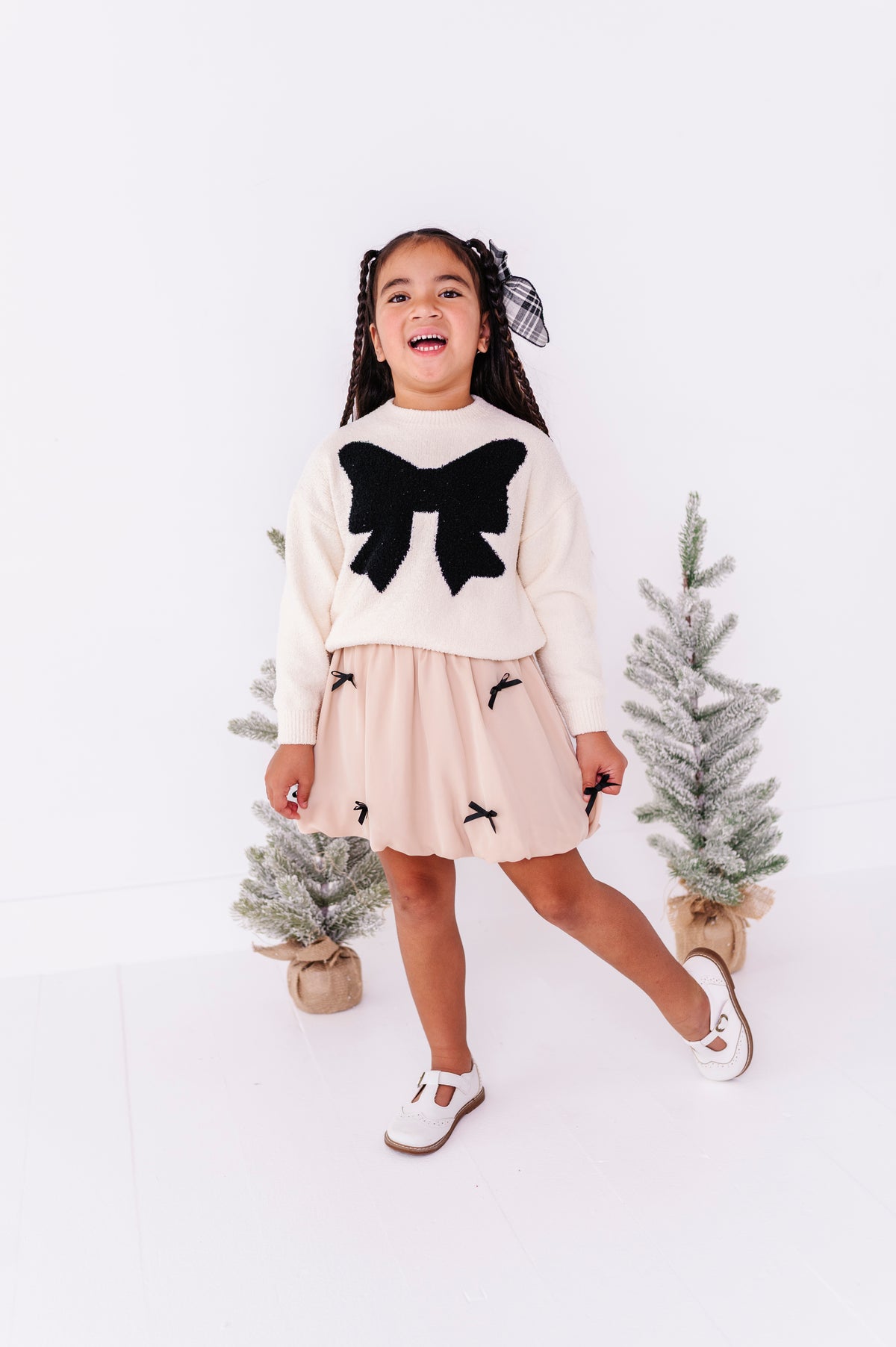 Vanilla | Bow Bubble Skort
