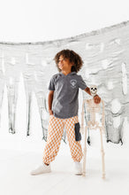 Load image into Gallery viewer, Taupe Check | CARGO JOGGERS