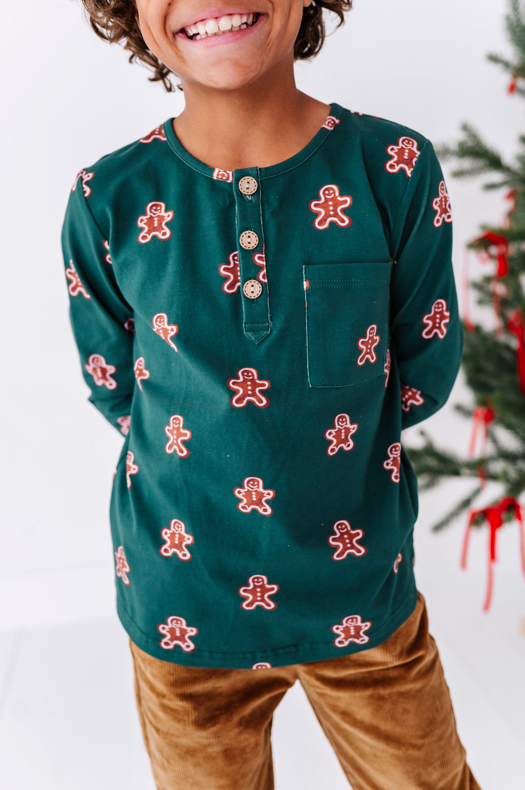 Gingerbread Lane | Button Henley