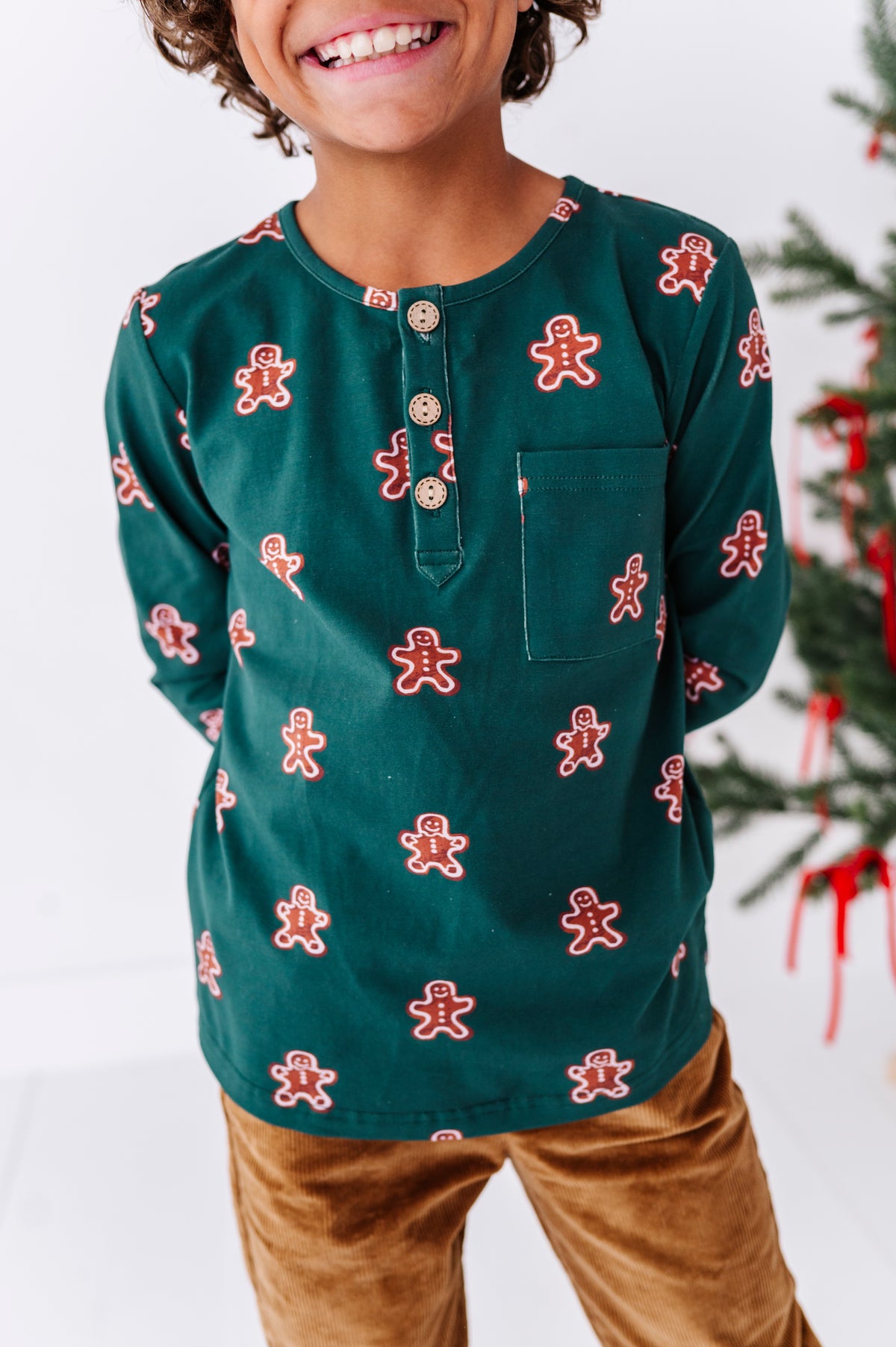 Gingerbread Lane | Button Henley