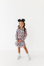 Load image into Gallery viewer, Checkered Minnie Pumpkins | KIDS 1/4th Zip Up