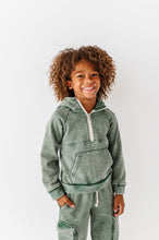 Load image into Gallery viewer, OLIVE | Vintage 1/4th HOODIE-JOGGER Set