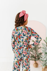 Holly Floral | GIRLS WIDE-LEG SET