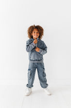 Load image into Gallery viewer, NAVY | Vintage 1/4th HOODIE-JOGGER Set