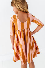 Load image into Gallery viewer, Maple Sugar Stripe | Twirl Dress
